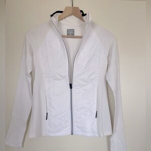 Athleta Flurry Force Insulated PrimaLoft Jacket, White Extra Small